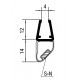 Türdichtprofil mit Magneteinlage