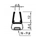 Profil mit Magneteinlage